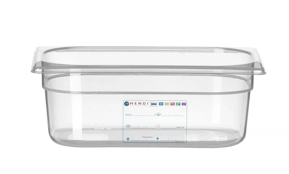 Κουτί Αποθήκευσης Γαστρονόρμ GN 1/4 - 2,8 L - Υ 100 mm