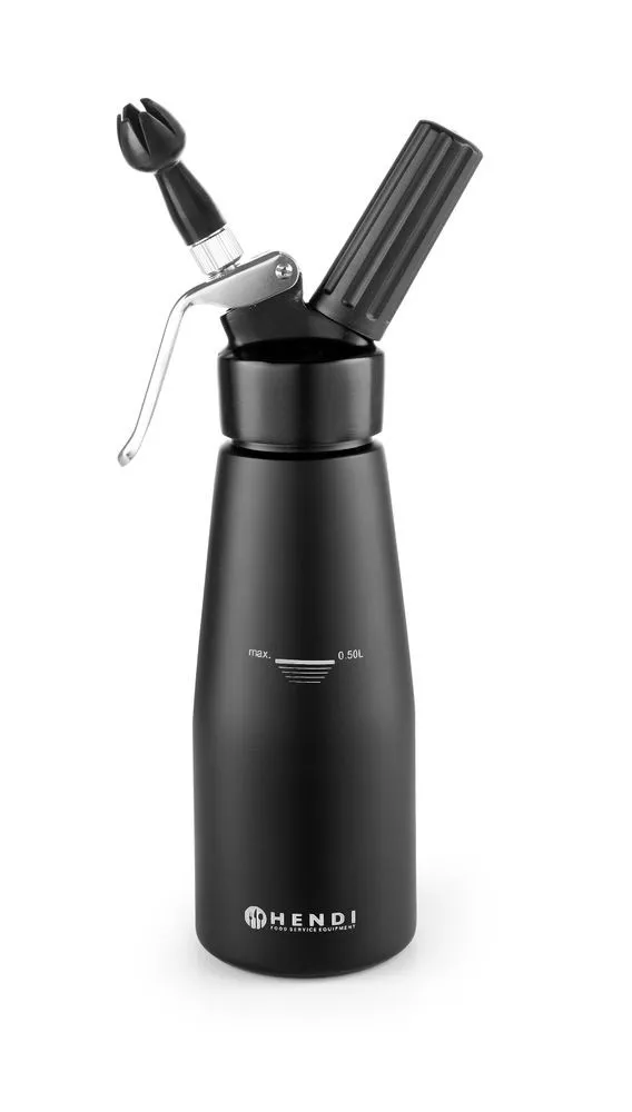 Σιφόν για κρέμα Τσαντίλι Kitchen Line Μαύρο
