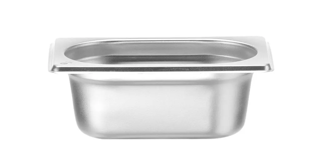 Λεκάνη Gastronorm GN 1/9 Ανοξείδωτη - Βάθος 65 mm - 0,6 L