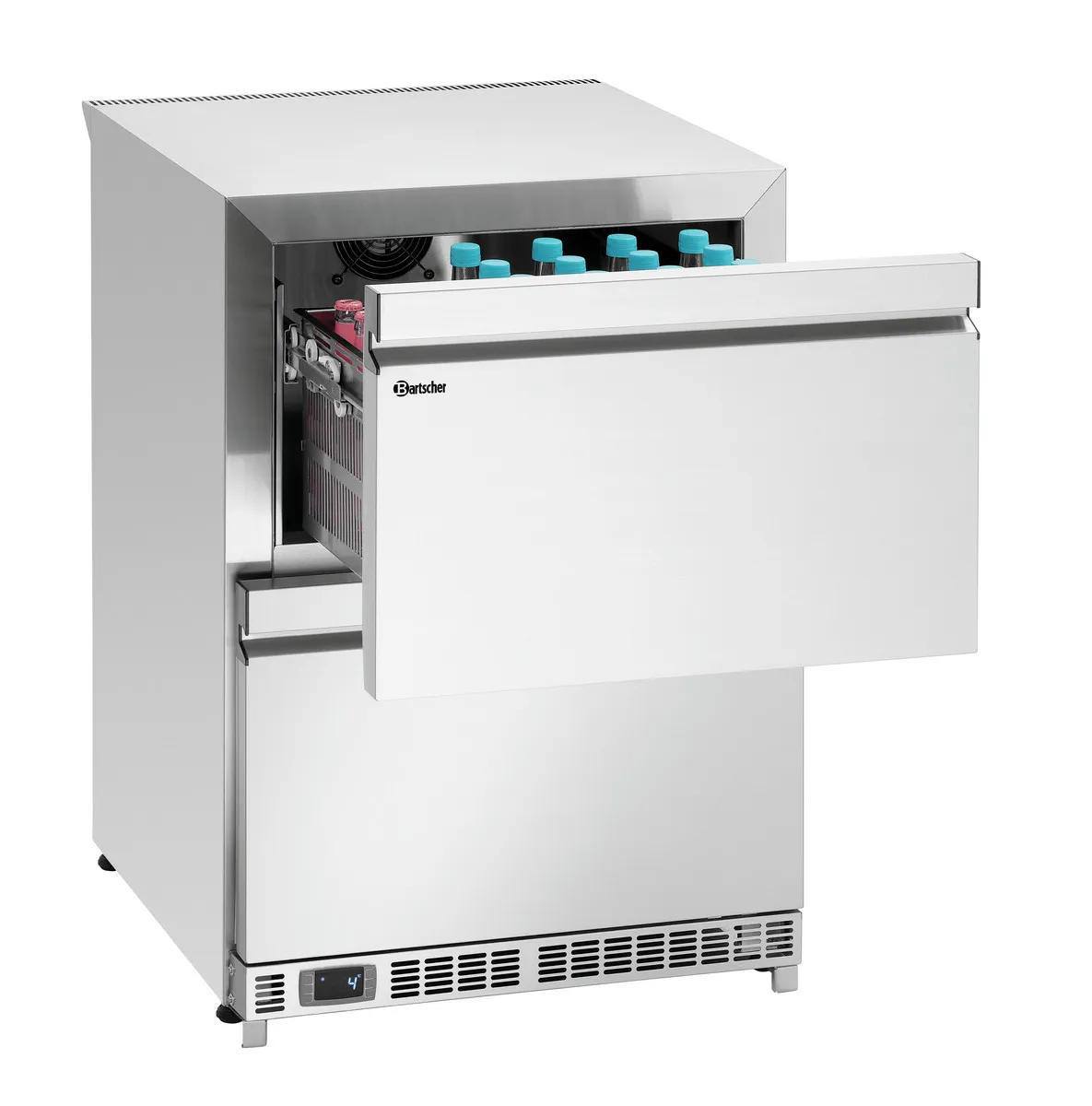 Ψυγείο με 2 πόρτες και 2 συρτάρια - Μ 600 x Β 600 χιλ.