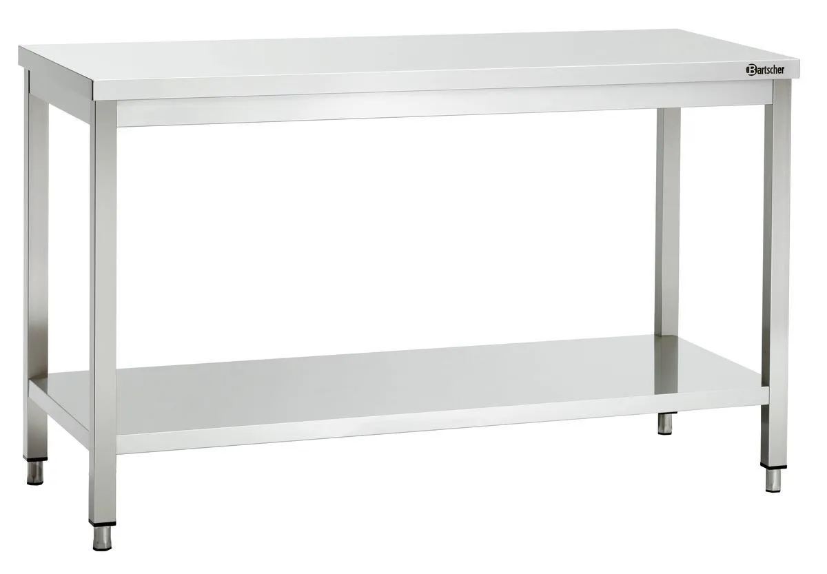 Τραπέζι Inox - Μ 1400 x Π 600 mm