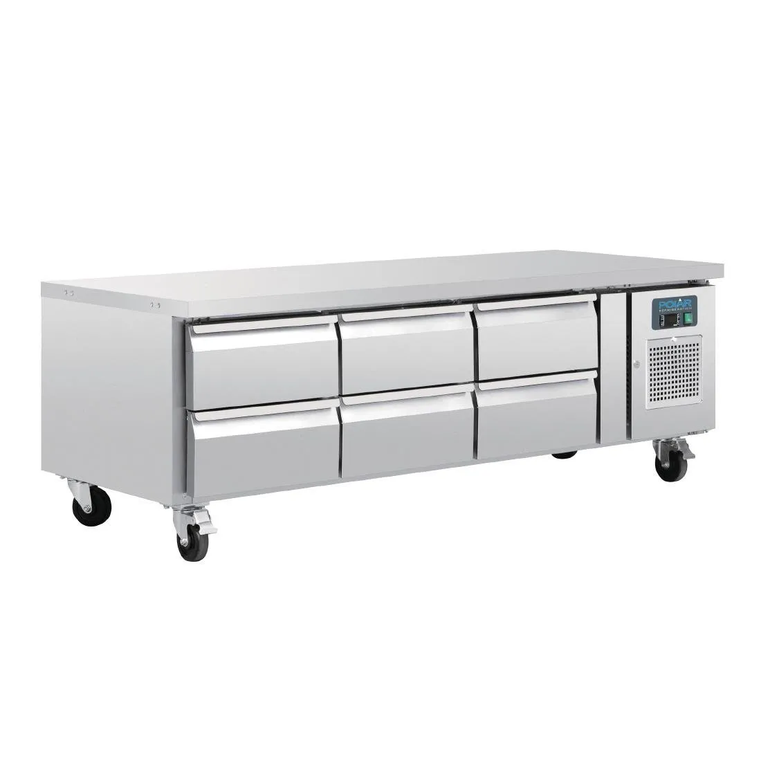Ψυγείο με θετική ψύξη GN 1/1 Σειρά U - 6 Συρτάρια - 317 L