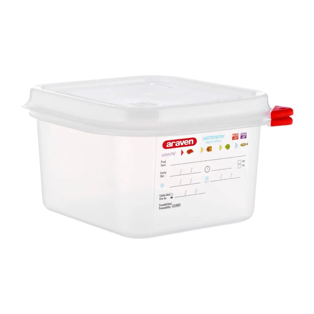 Τροφοδοτικό κουτί Gn1/6 1,7L - Σετ 4 τεμαχίων