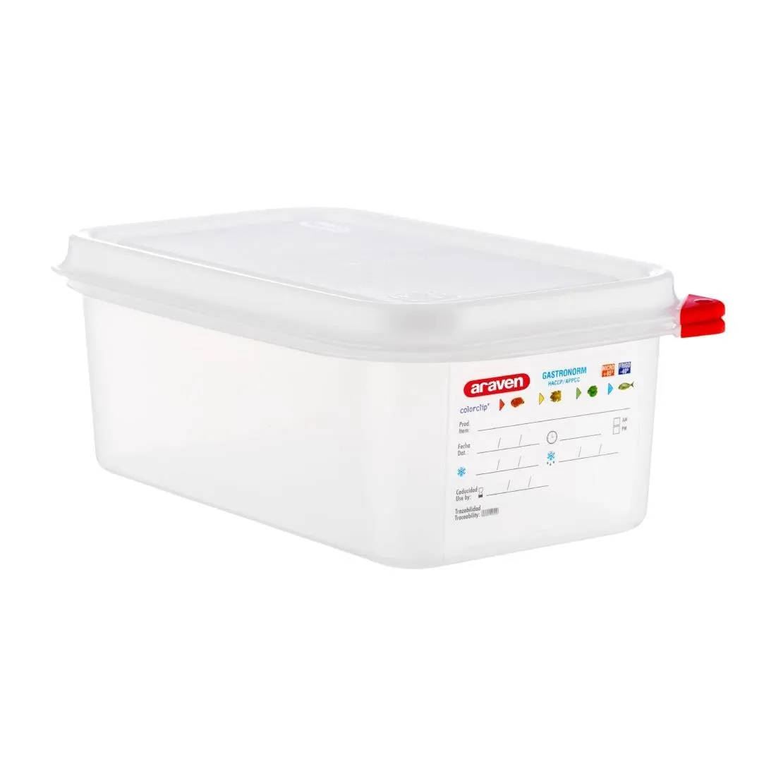 Τροφοδοτικό κουτί GN1/4 2,8L - Σετ 4 τεμαχίων