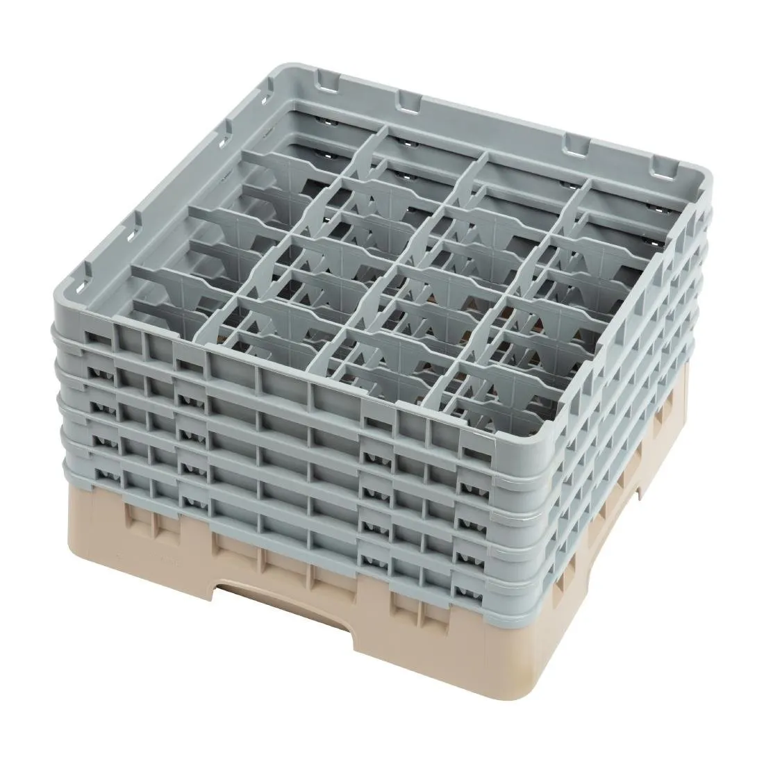 Ράφι για ποτήρια 16 θέσεων Camrack Μπεζ-Μ 500 x Β 500mm