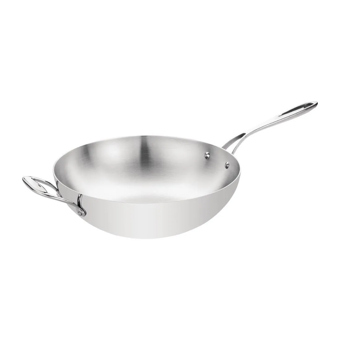 Τριπλό wok με πάχος στον πάτο.