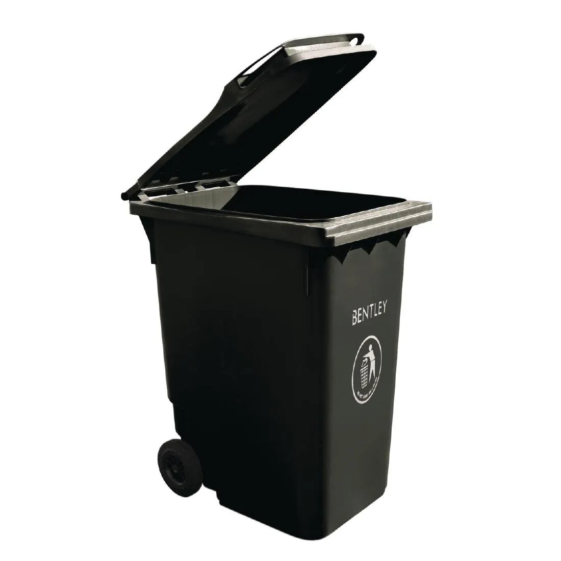 Κάδος με ρόδες μαύρος 240 L