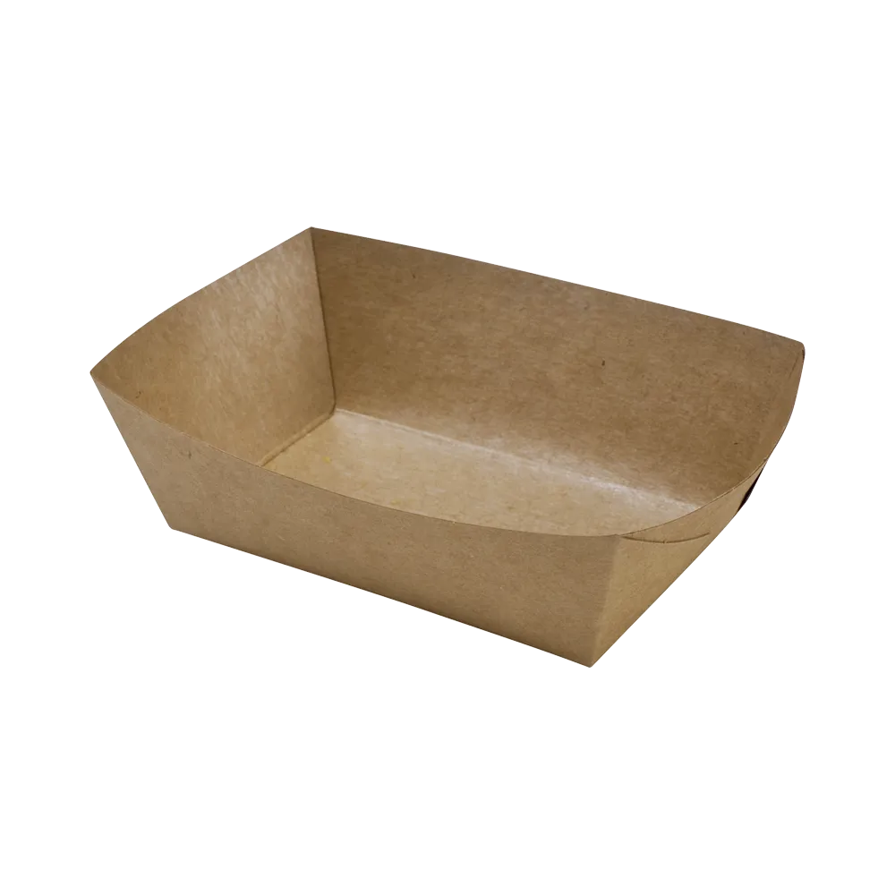 Δίσκος για Πατάτες τηγανιτές από Kraft - 135 x 85 mm - Πακέτο των 250