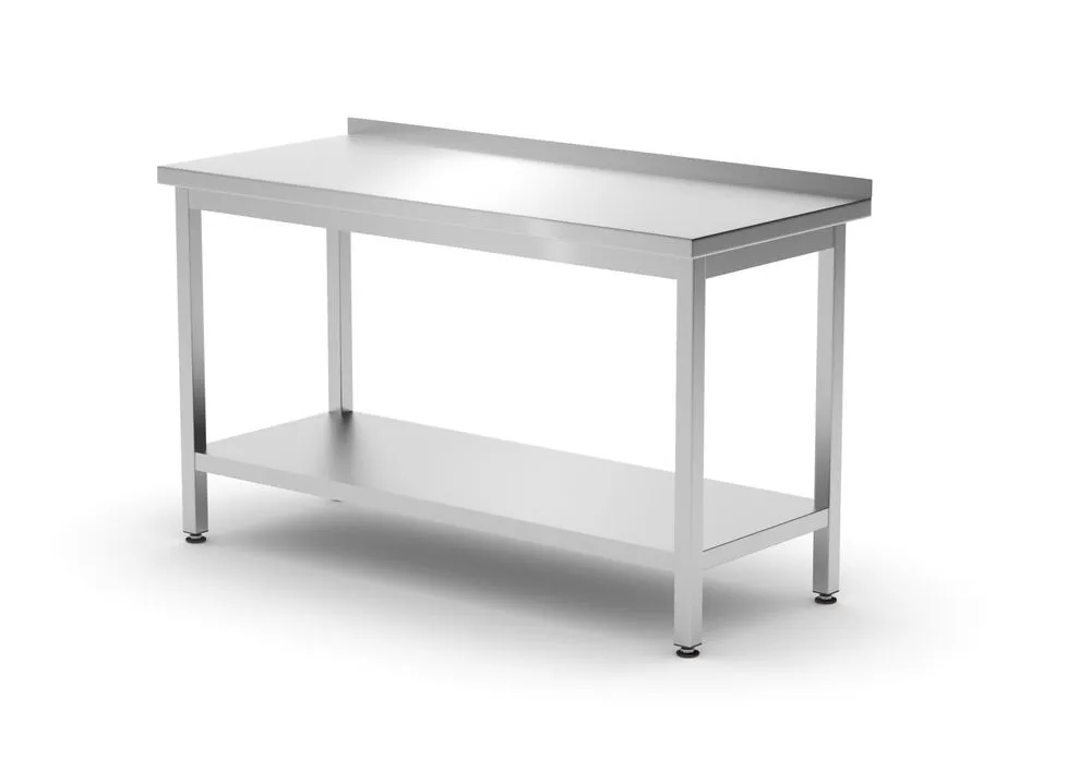 Επιτοίχιο Τραπέζι Profi Line με Ράφι - Μ 1400 x Π 600 mm