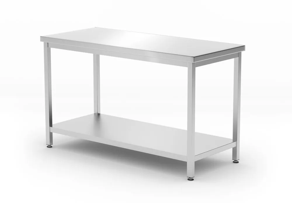 Κεντρικός Πάγκος Εργασίας Kitchen Line με Ράφι - Β 600 x Μ 1200 mm