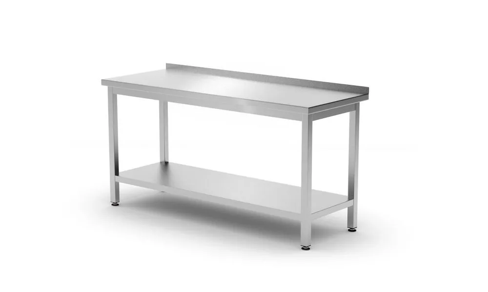 Επιτοίχιος Πάγκος Εργασίας Kitchen Line με Ράφι - Β 600 x Μ 1200 mm