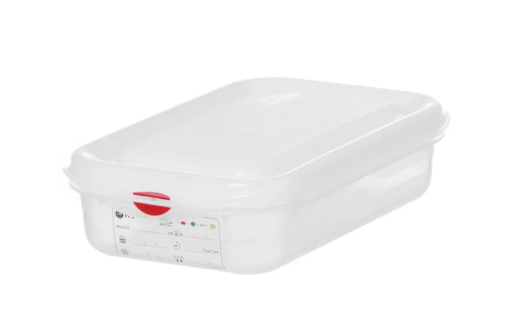 Λεκάνη GN 1/4 Διαφανής από PP - 1,8 L