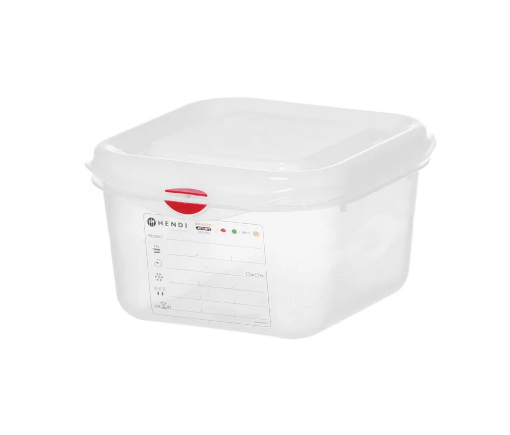 Λεκάνη GN 1/6 Διαφανής από PP - 1,7 L