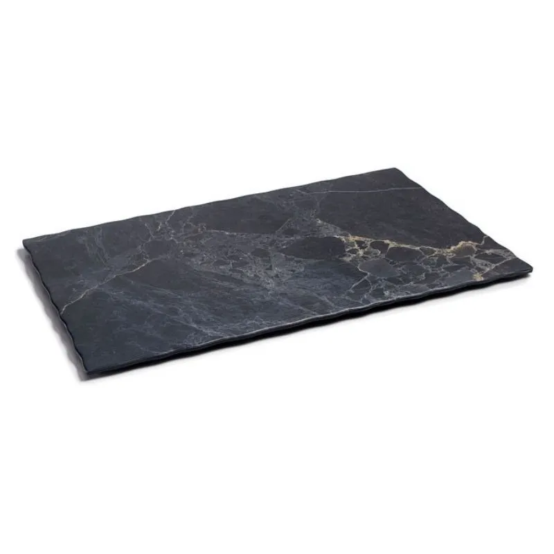 Ορθογώνιο Πιάτο "Stone" Από Μελαμίνη - 350 X 285 Mm