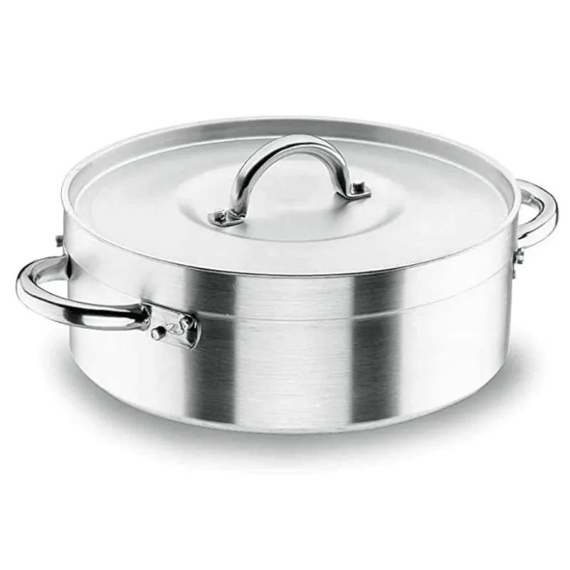Επαγγελματική Κατσαρόλα με Καπάκι - Chef-Aluminio - ø 38 cm - 17 L