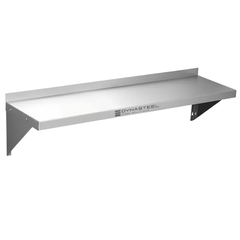 Ράφι Τοίχου από Ανοξείδωτο Ατσάλι - Μ 1200 x Π 300 mm