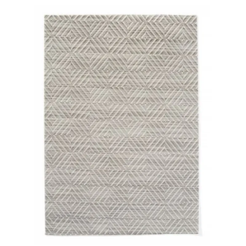 Σετ Γεωμετρικών Ασημένιων Σουπλά από PVC L 450 mm x P 300 mm Σετ 6 τεμαχίων
