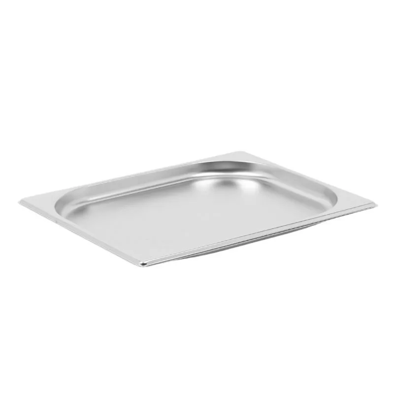 Λεκάνη Gastronorm GN 1/2 Ανοξείδωτη AISI 201 - Βάθος 20 mm - 1 L - Συμβατή με Πλυντήριο Πιάτων - Κουζίνα