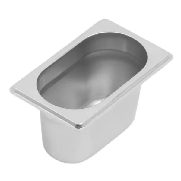 Λεκάνη Gastronorm GN 1/9 Ανοξείδωτη - Βάθος 100 mm - 1 L