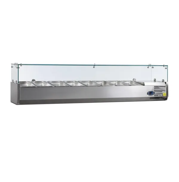 Επιτραπέζια Saladette - Στατική - 8 GN 1/3 - 69 L