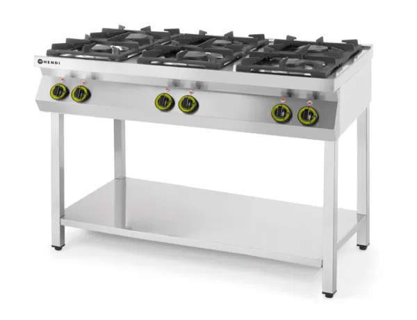 Εστία αερίου Kitchen Line - 6 καυστήρες
