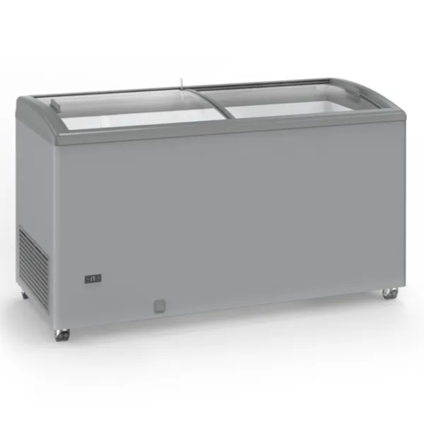 Καταψύκτης Όψης Inox με Συρόμενες Γυάλινες Πόρτες - 500 L