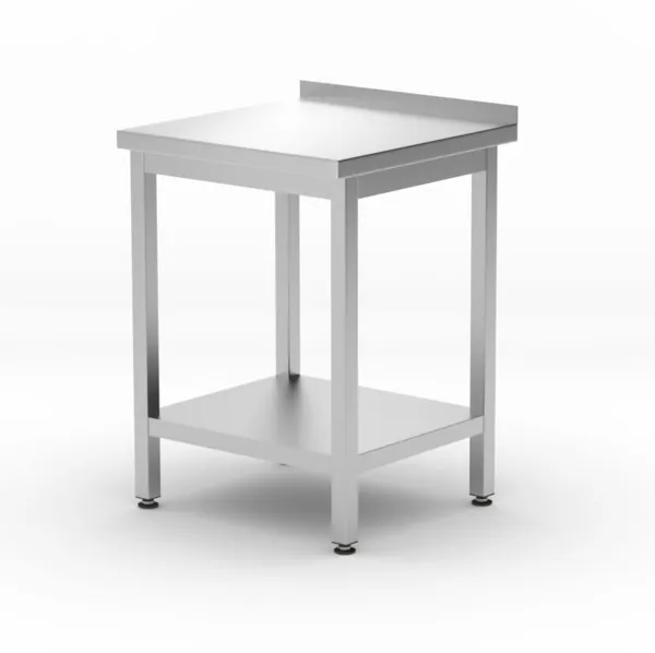 Επιτοίχιος Πάγκος Εργασίας Kitchen Line με Ράφι - Β 600 x Μ 600 mm
