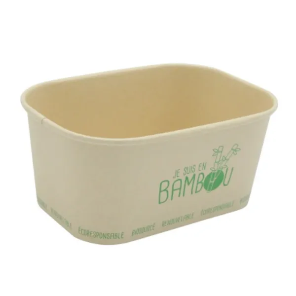 Καλάθι Bambou μικροκυμάτων "Είμαι από μπαμπού" - 100 cl - Πακέτο 50